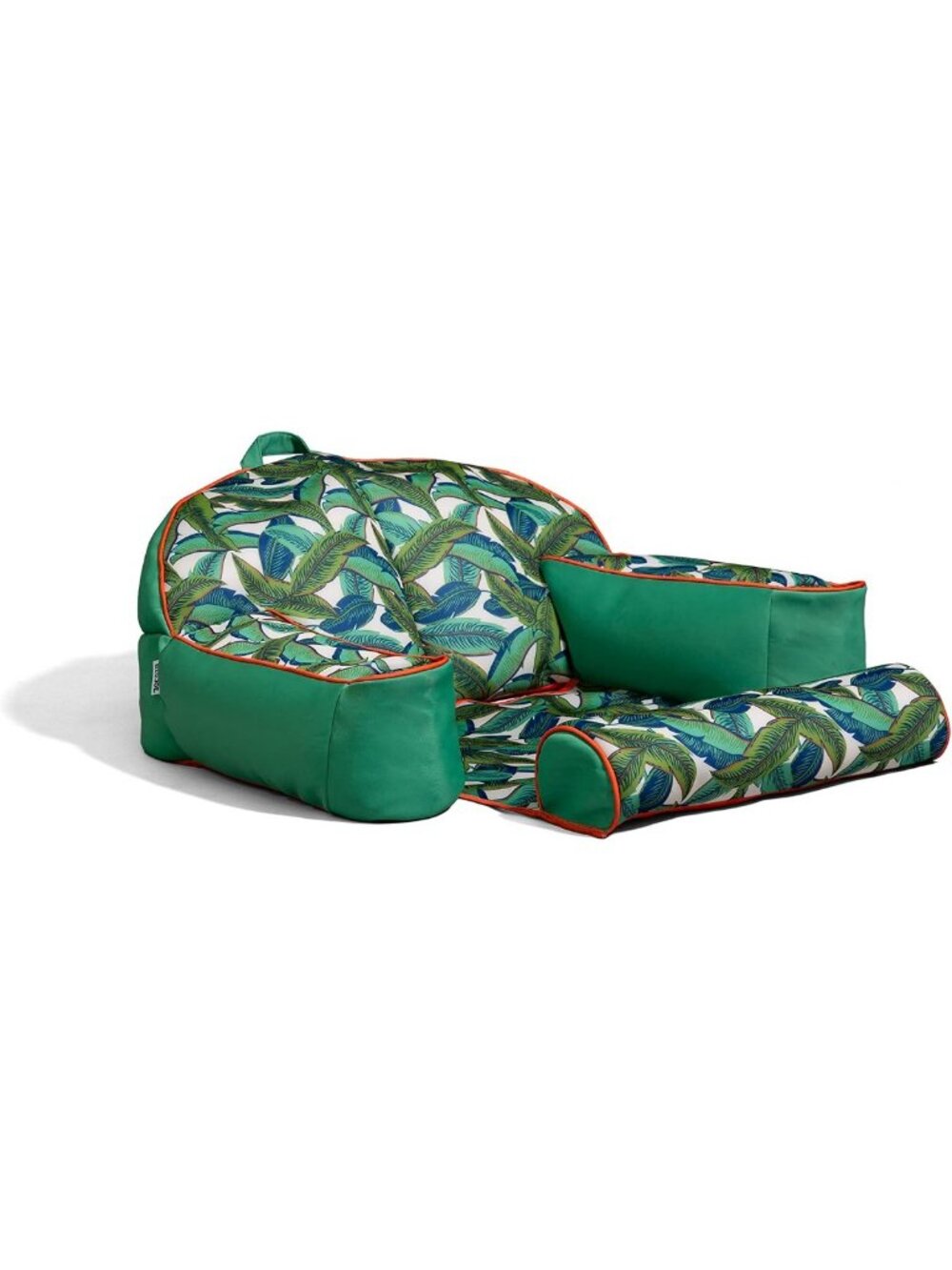Inflatable Pool Float with Footrest & Headrest - No Inflation Needed, Quick